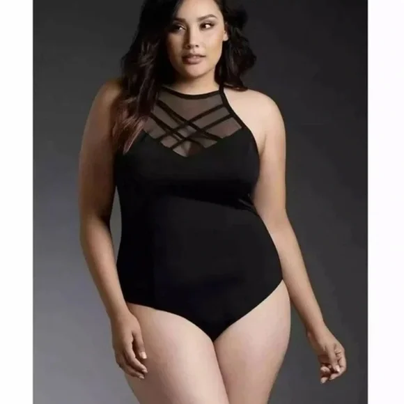 ❌SOLD❌Torrid Bodysuit Black - Picture 1 of 9
